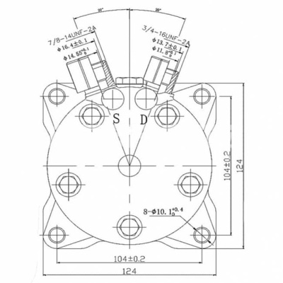 Компрессор RC-U0801 MOTORCOOL